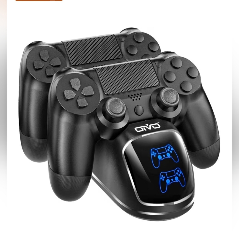 OIVO PS4 Dual Controller Charging Dock – Fast Charger Station w/ LED Indicators